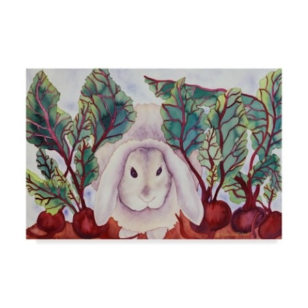 Carissa Luminess 'Bunny With Beets' Canvas Art,12x19